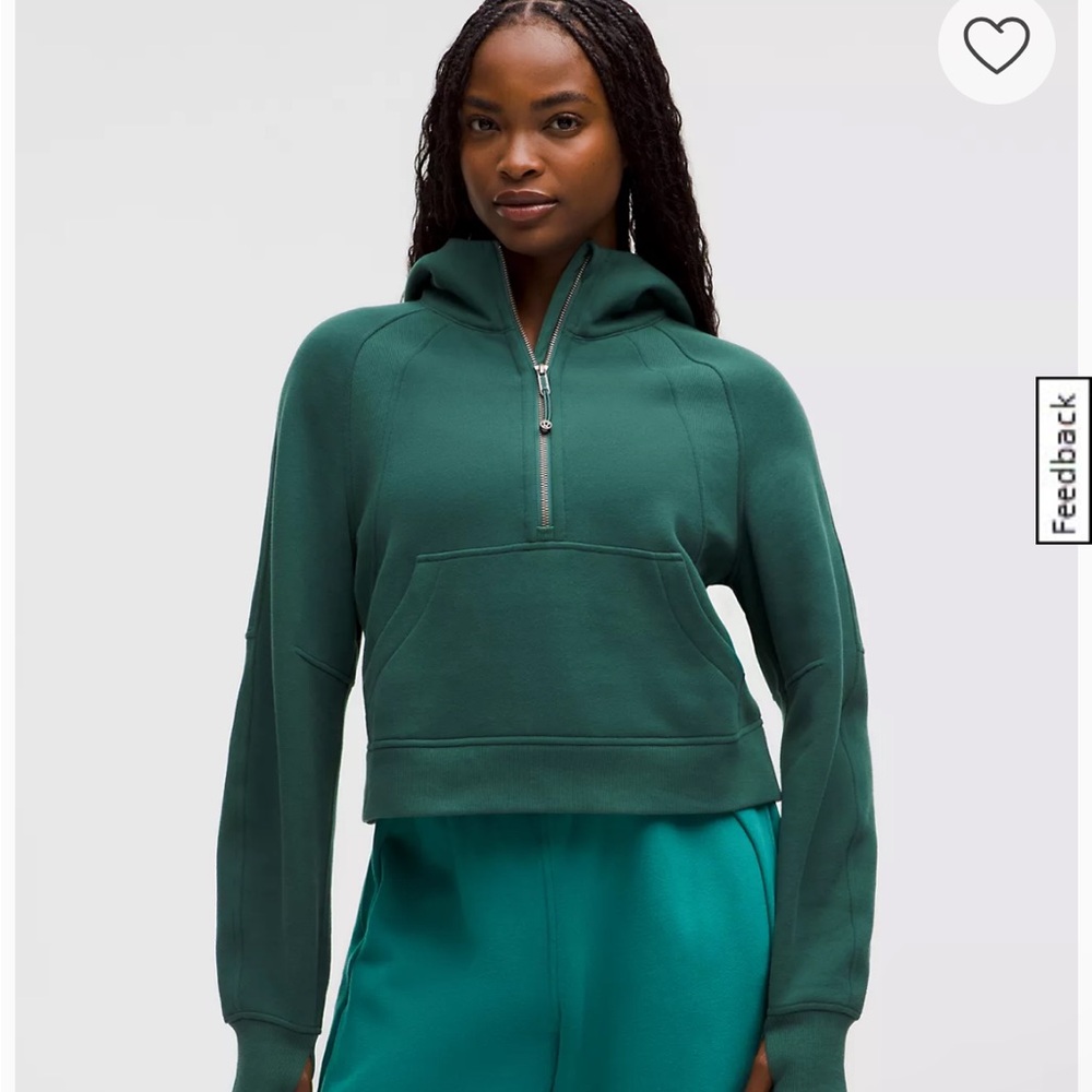 BNWT Lululemon Scuba Oversized Half Zip Hoodie